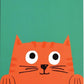Rex London Matboks ‑ Grønn med katten Chester  