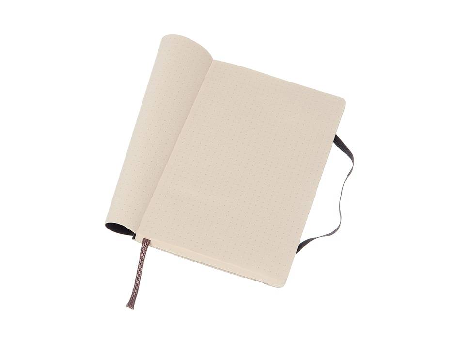 Moleskine Soft Large Dotted Notatbok ‑ Sort