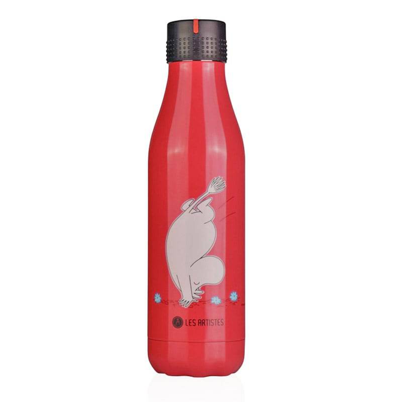 Mummi drikkeflaske - Mummi står på hodet ‑ Rød 500ml