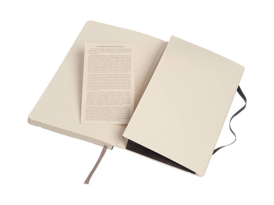 Moleskine Soft Large Dotted Notatbok ‑ Sort