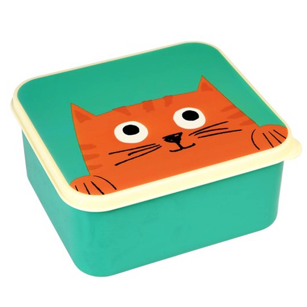 Rex London Matboks ‑ Grønn med katten Chester  
