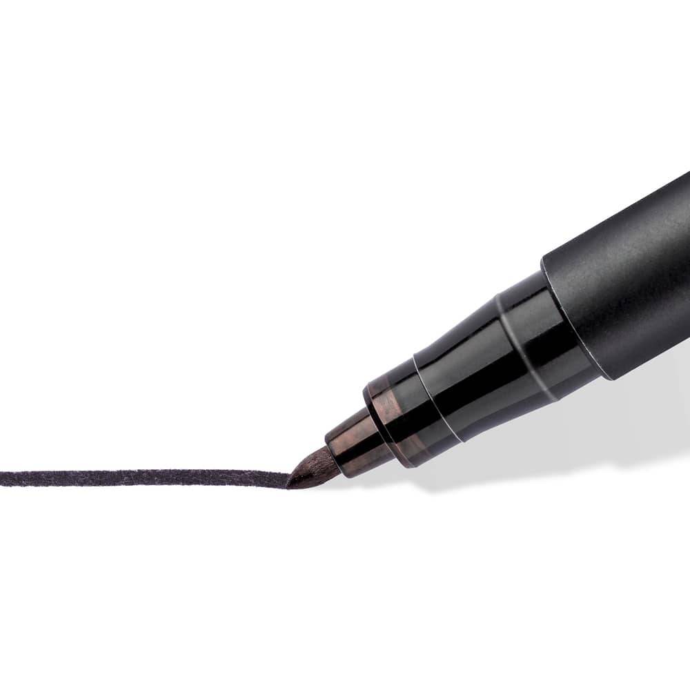 Staedtler Merkepenn Lumocolor permanent 1.0mm tupp ‑ 4 farger