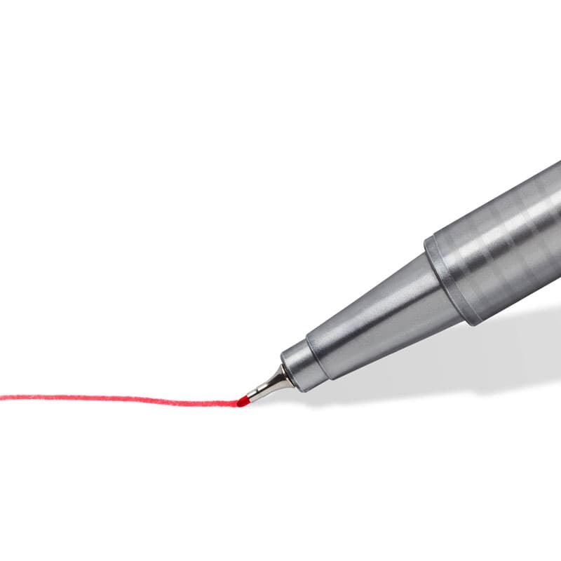 Staedtler Fineline Triplus tusjer 0,3 tupp 6 stk ‑ Pastellfarger
