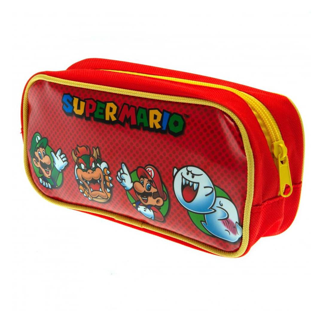 Super Mario ‑ Rødt Pennal med Mariofigurene