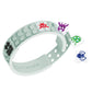PIXIE CREW Armbånd med monster og Pixler ‑ Hvit/Glow in the dark