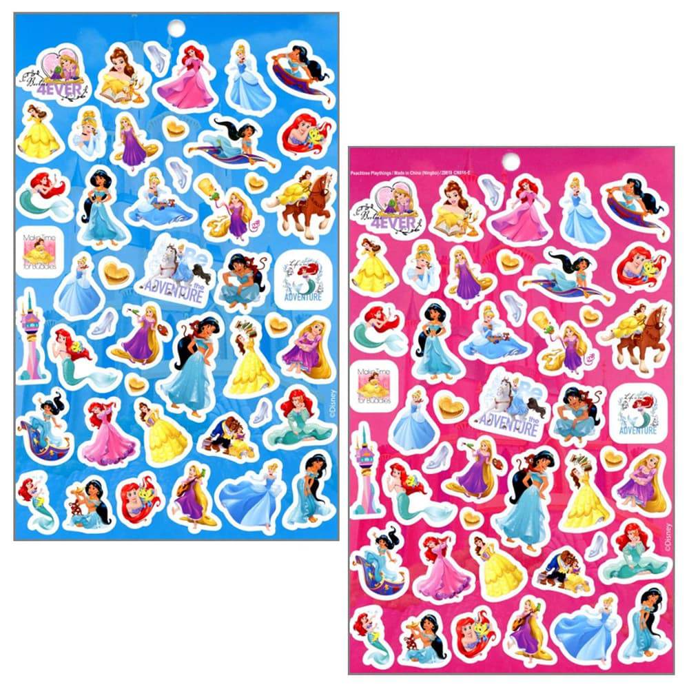 Disney ‑ Prinsesse klistremerker - 10 ark med 800 klistremerker