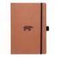 Dingbats* Wildlife A4+ Brown Bear Notatbok ‑ Dotted