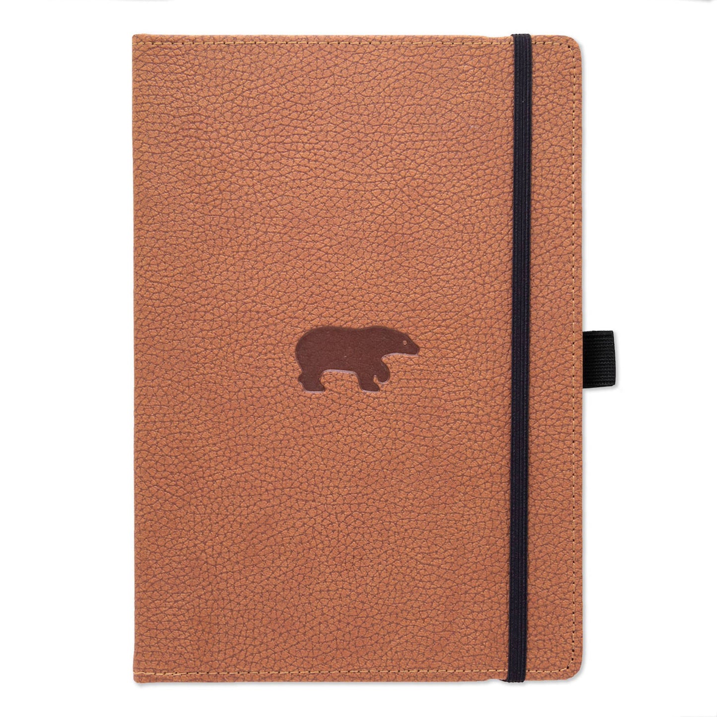 Dingbats* Wildlife A4+ Brown Bear Notatbok ‑ Dotted
