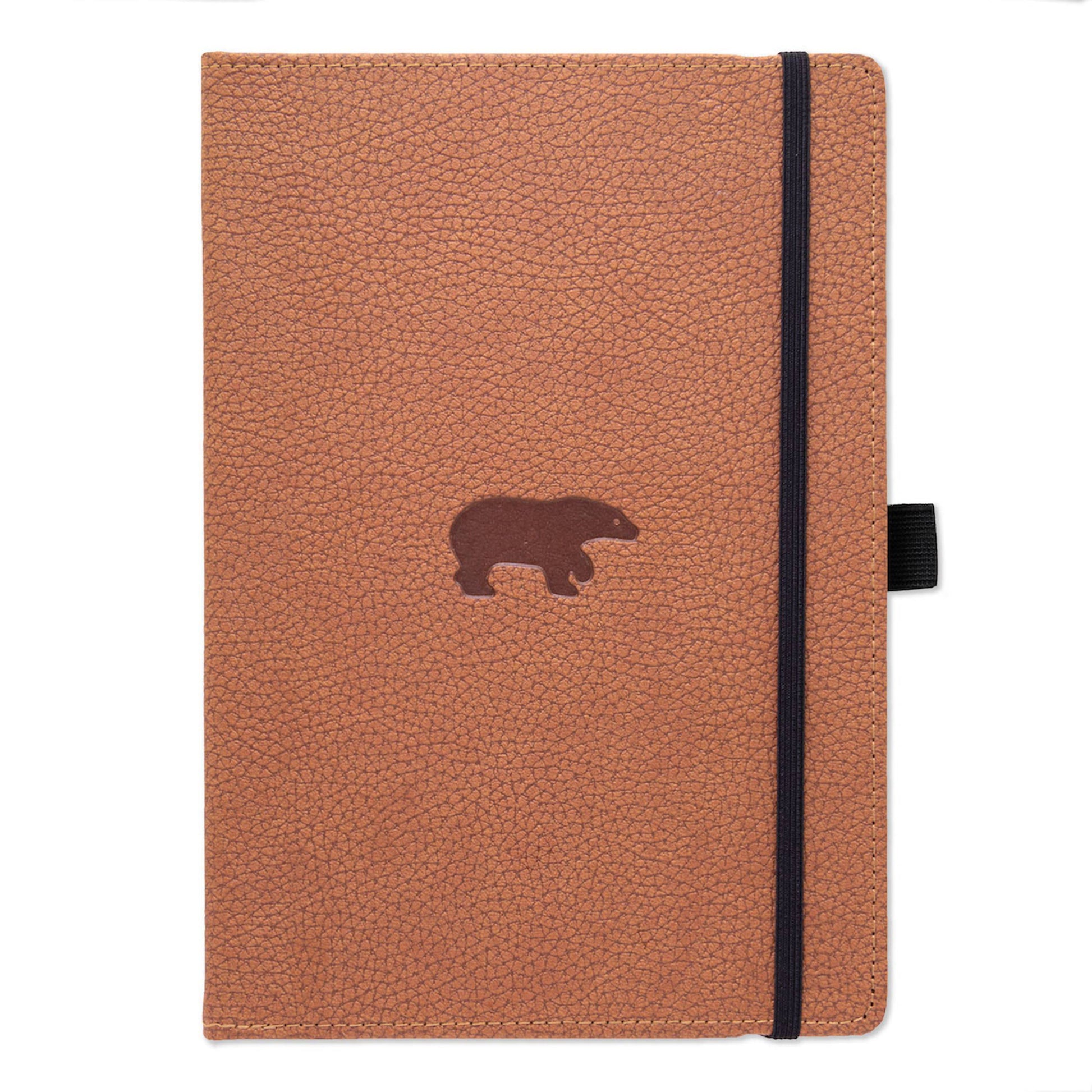 Dingbats* Wildlife A4+ Brown Bear Notatbok ‑ Dotted