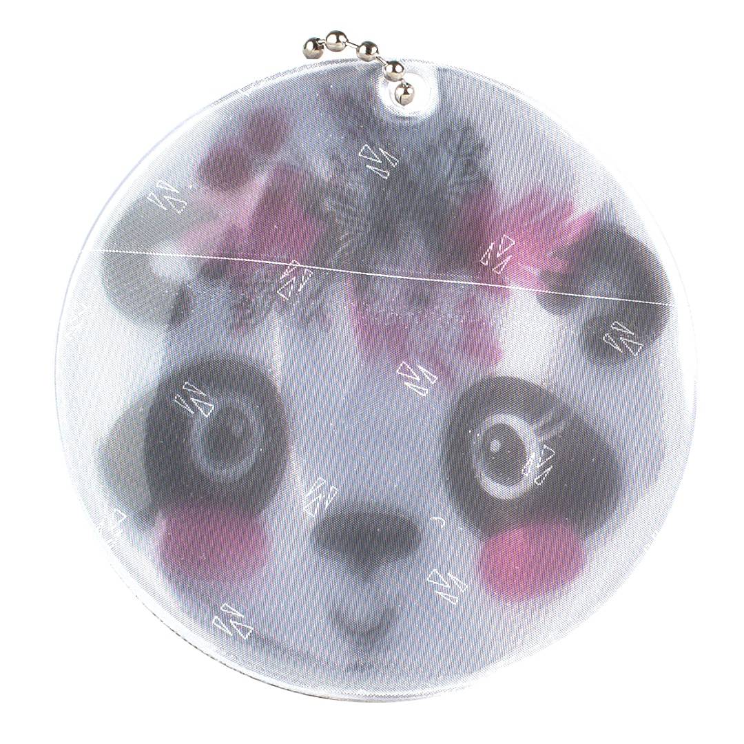 Tinka refleks til skolesekken ‑ Søt panda med ekstra sterkt lys  