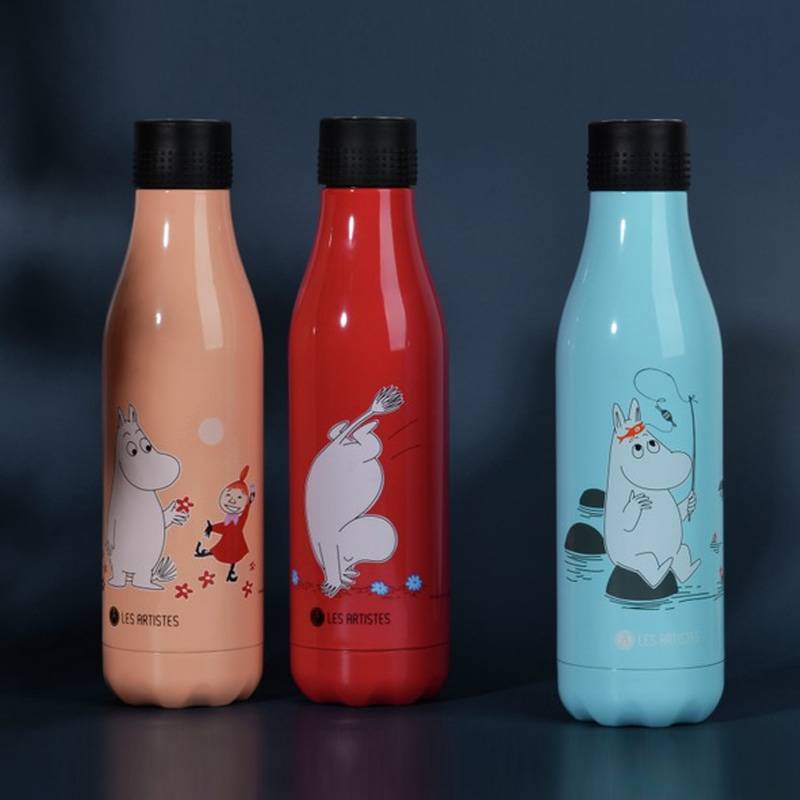 Mummi drikkeflaske - Mummi står på hodet ‑ Rød 500ml