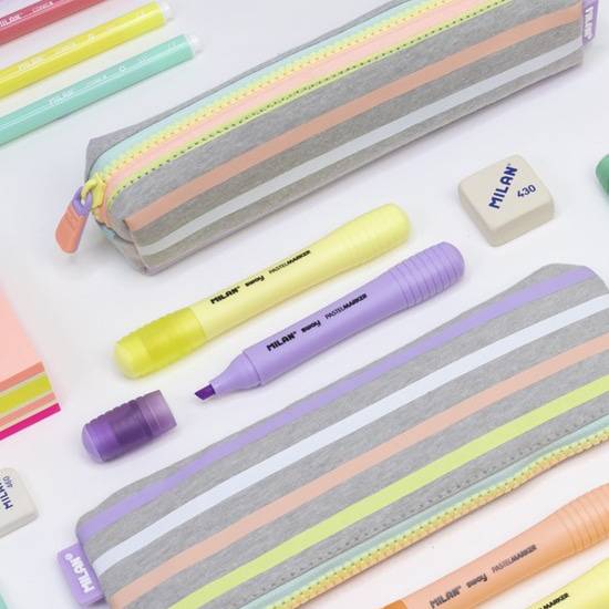 Milan Pastell Markeringstusjer ‑ 4 forskjellige farger 