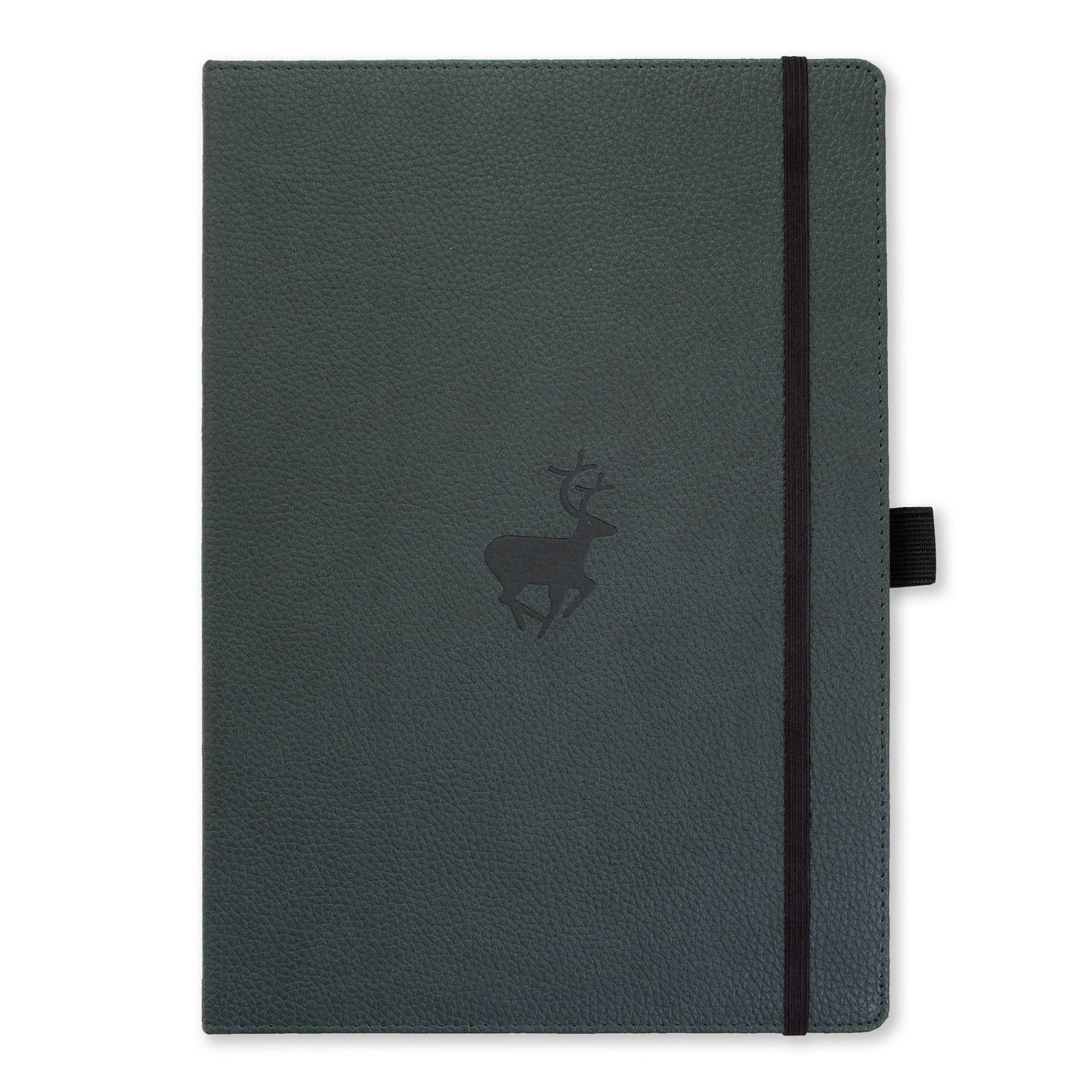 Dingbats* Wildlife A4+ Green Deer Notatbok ‑ Linjer