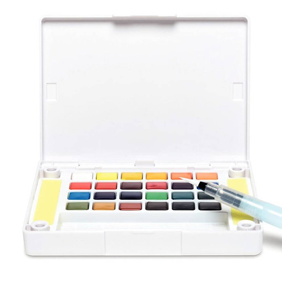 Sakura Koi Akvarellmaling ‑ 24 farger, vannbørste og svamp