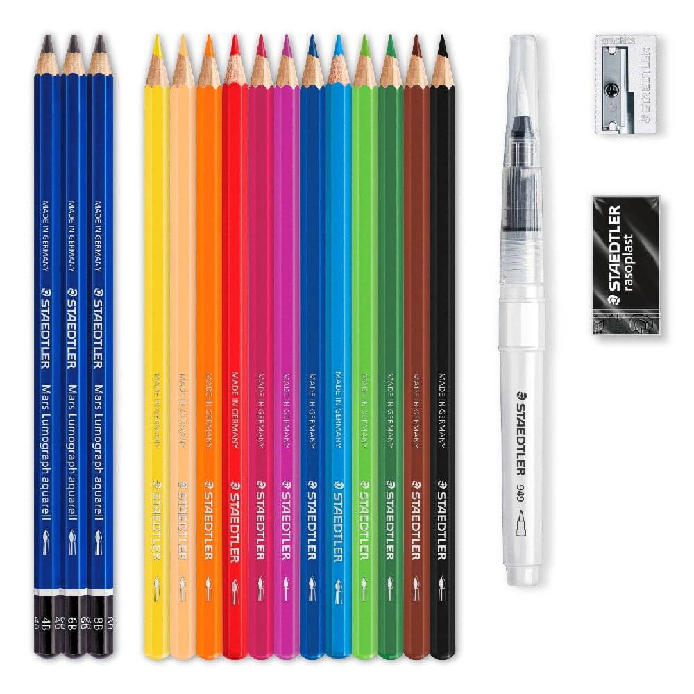 Staedtler Akvarellsett ‑ 18 deler