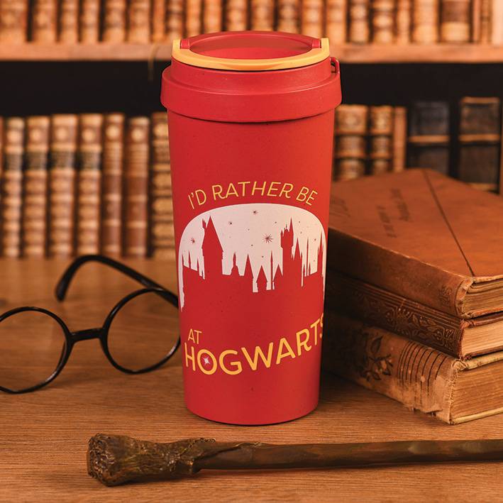 NYHET! Harry Potter Eco Reisekopp ‑ I'd rather be at Hogwarts 425 ml