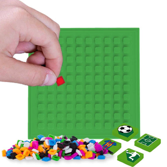 PIXIE CREW Mosaikkpanel med tape ‑ Grønn firkant 