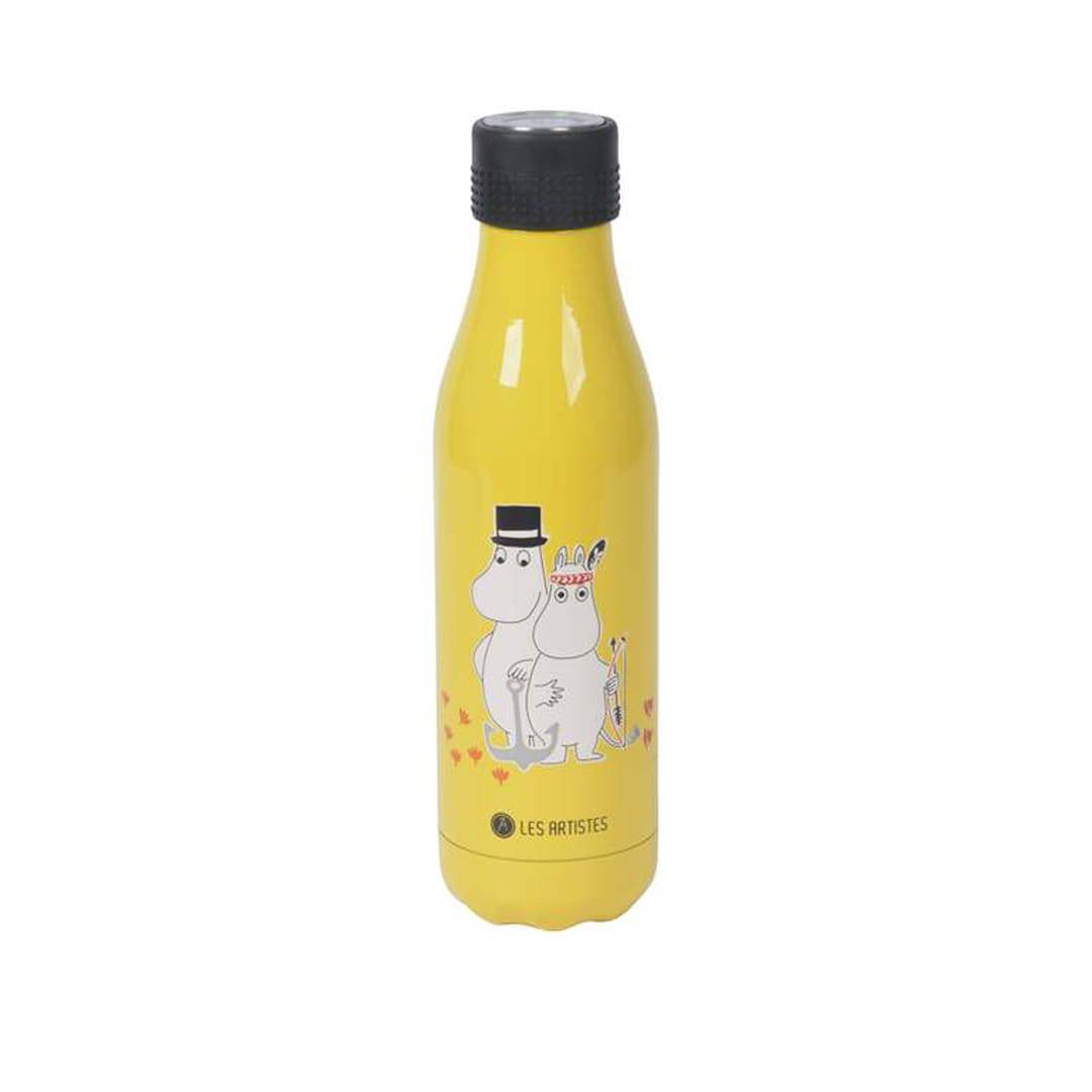 Mummi termoflaske ‑ Mummipappa og Mummi ‑ Gul 280ml