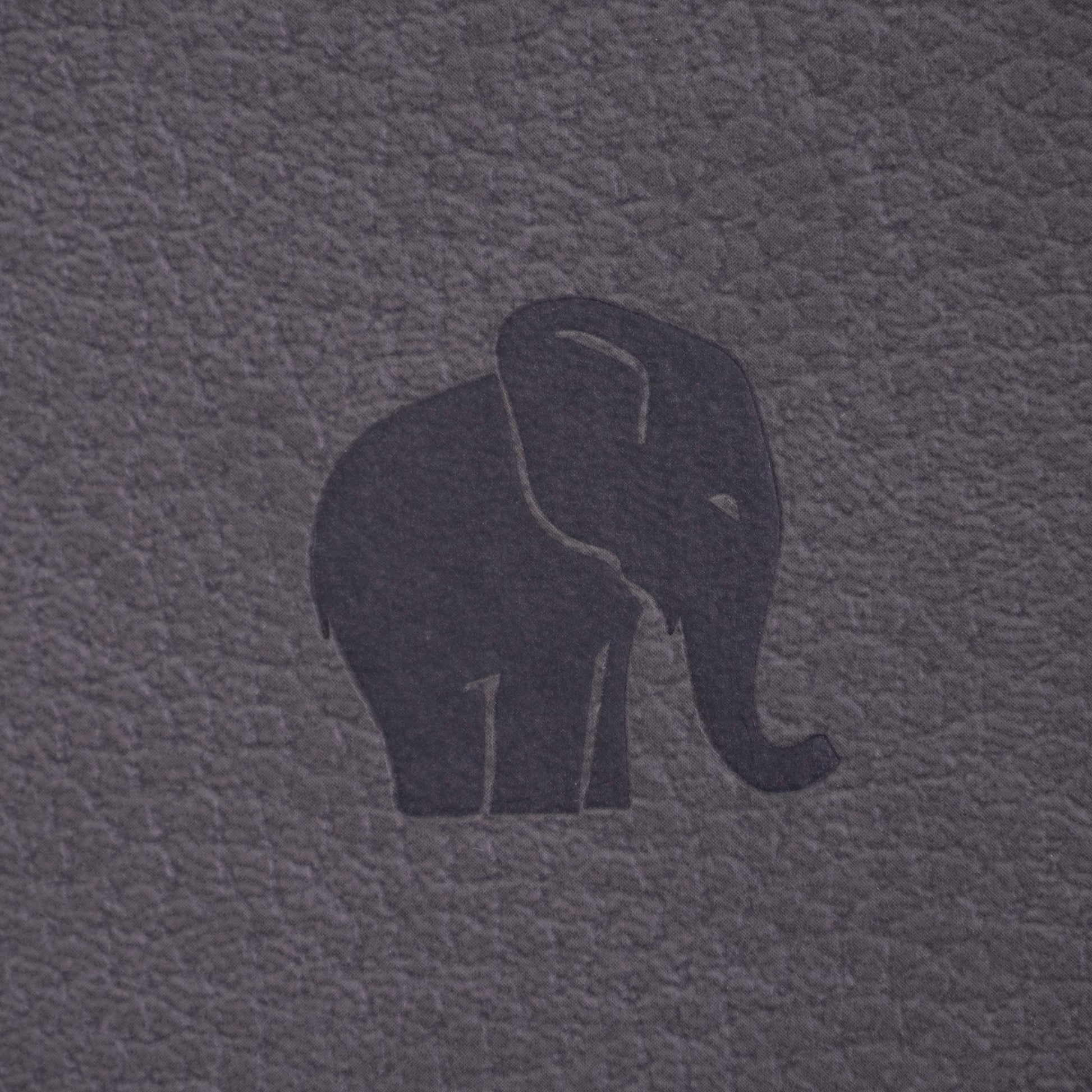 Dingbats* Wildlife A5+ Grey Elephant Notatbok ‑ Ruter