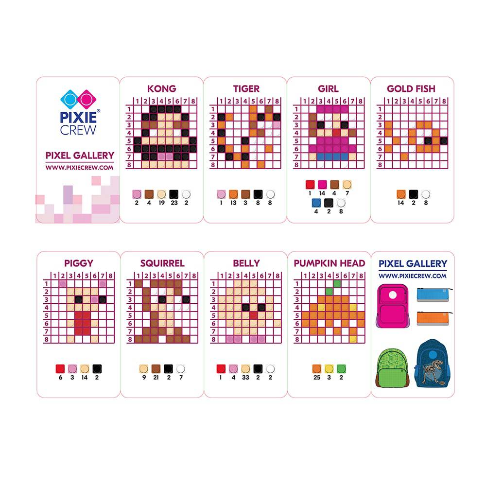 PIXIE CREW 250 Pixler ‑ Tiger/ekorn‑pakke