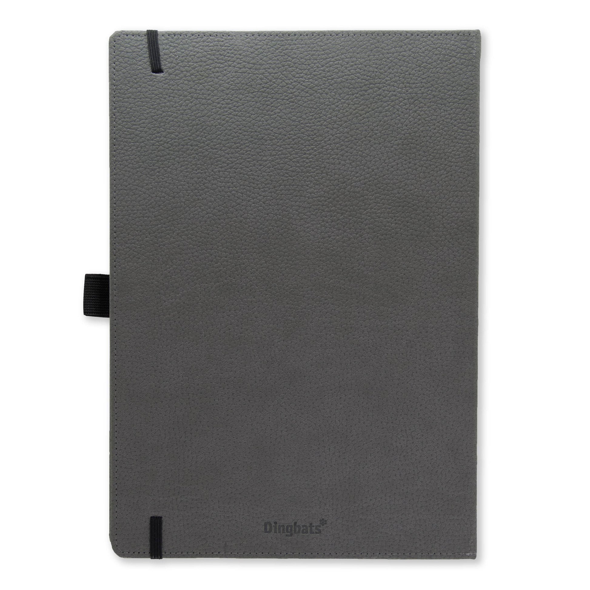 Dingbats* Wildlife A4+ Grey Elephant Notatbok ‑ Dotted
