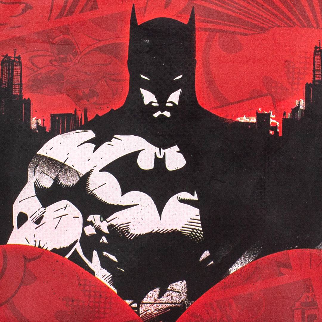 Batman ‑ Stilig enkelt pennal rødt