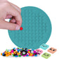 PIXIE CREW Mosaikkpanel med tape ‑ Turkis sirkel