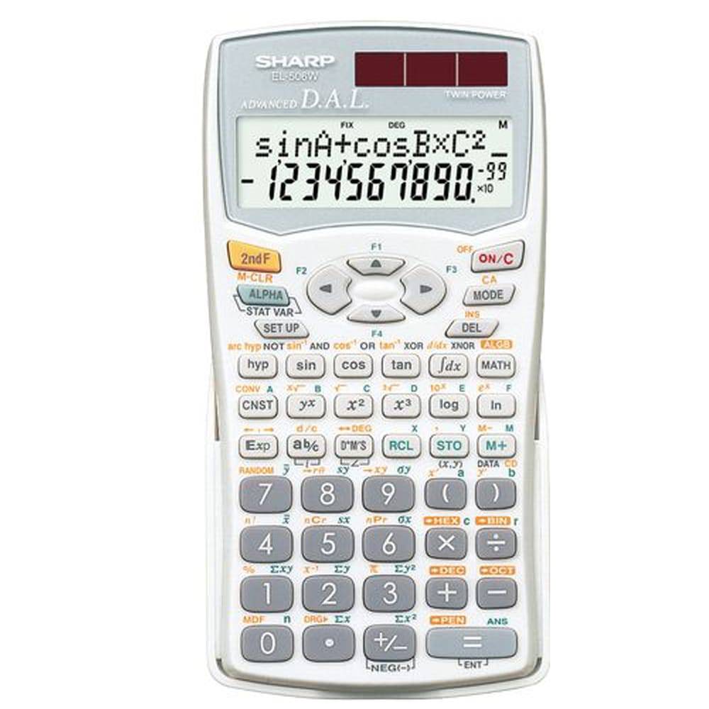 Sharp EL‑506WB-WH Vitenskapelig kalkulator