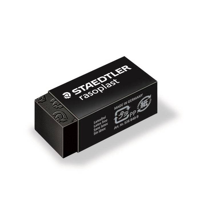 Staedtler Viskelær Rasoplast 33x16x13mm ‑ Sort