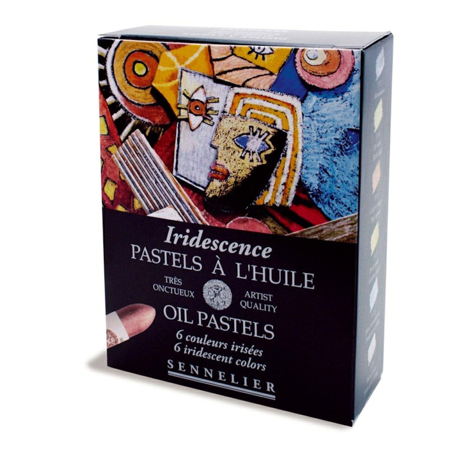 Sennelier Olje Pasteller ‑ 6 metalliske farger  