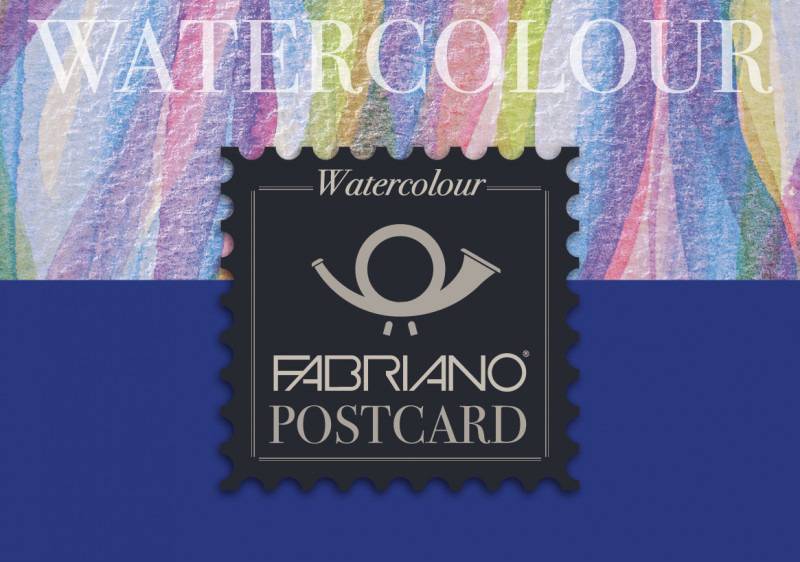 Fabriano akvarell postkortblokk 300g 20 ark - 10,5x14,8cm