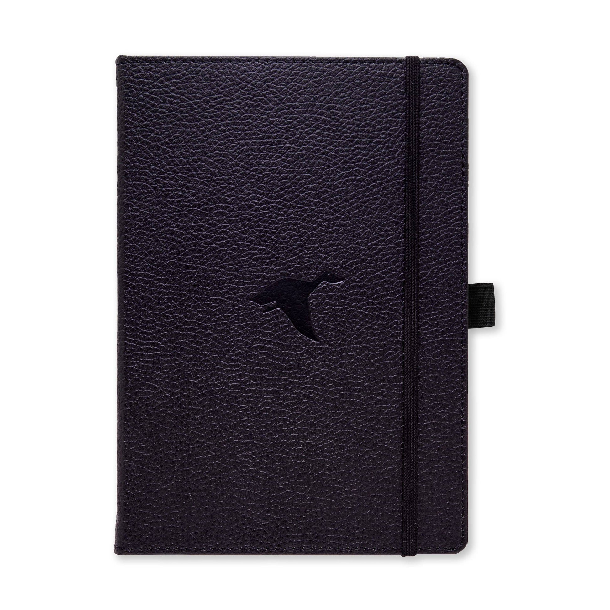Dingbats* Wildlife A5+ Black Duck Notatbok ‑ Dotted