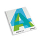 Esselte Notatbok Spiral A4 70 ark - Linjer
