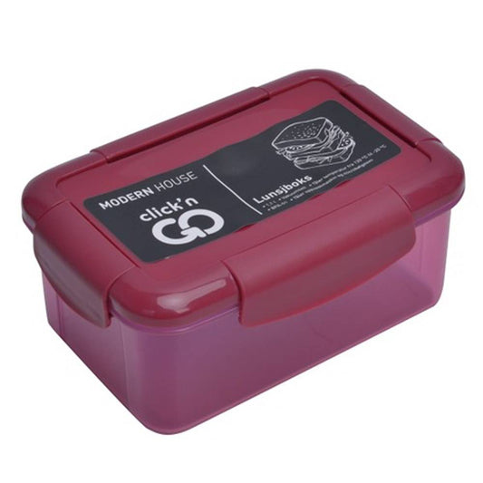 Modern House ‑ Click'n Go matboks ‑ Burgunder 1,1L
