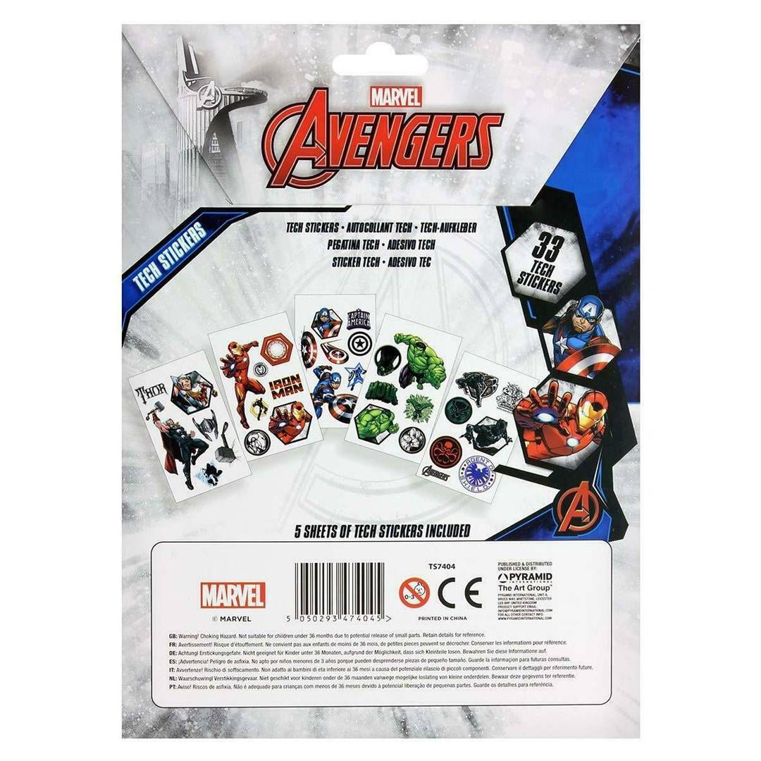 Marvel Avengers ‑ 33 Originale Tech klistremerker