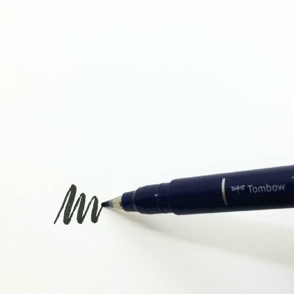 Tombow Fudenosuke Penselpenn ‑ 10 farger