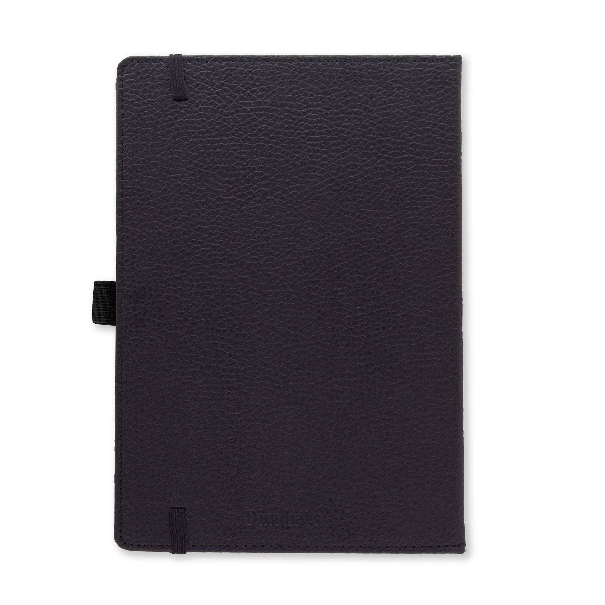 Dingbats* Wildlife A5+ Black Duck Notatbok ‑ Dotted