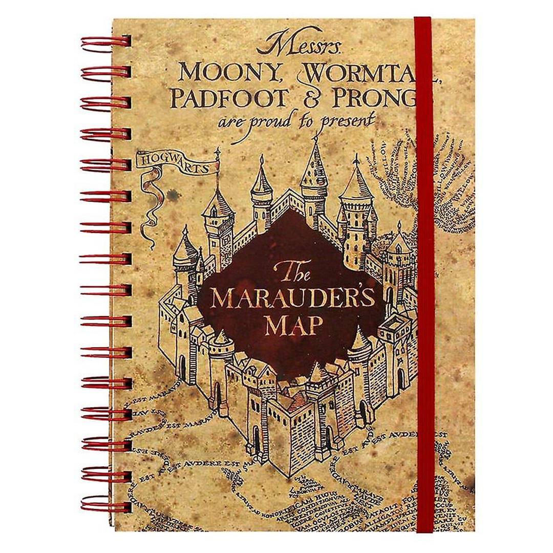 Harry Potter ‑ The Marauders Map Notatbok - A5 Premium