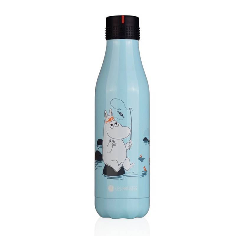 Mummi termoflaske - Mummi fisker ‑ Lyseblå 500ml 