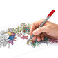 Staedtler Triplus Fineliner tusjer 0,3 tupp 10 stk ‑ i praktisk boks