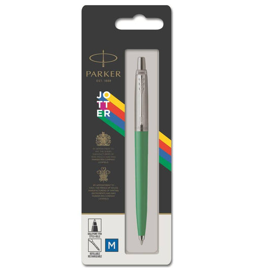 Parker Pen Jotter Original ‑ Grønn og stål med blått blekk