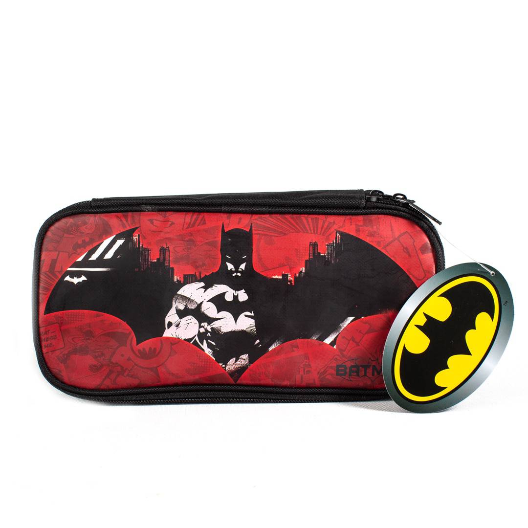 Batman ‑ Stilig enkelt pennal rødt