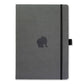 Dingbats* Wildlife A4+ Grey Elephant Notatbok ‑ Dotted