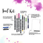 Tombow Blended Lettering Set ‑ Good Vibes - 10 deler