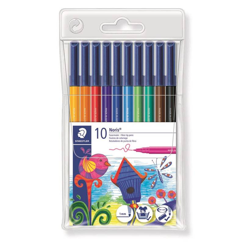 Staedtler Noris Club Fargetusjer 1mm 10 stk.