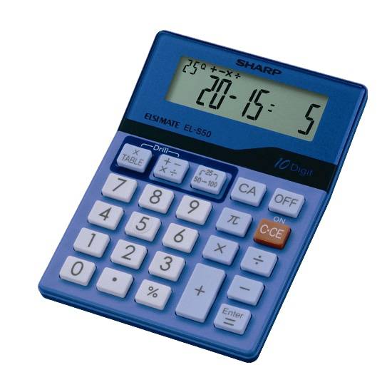 Sharp EL-S50 - Kalkulator og spill for hoderegning