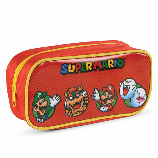 Super Mario ‑ Rødt Pennal med Mariofigurene