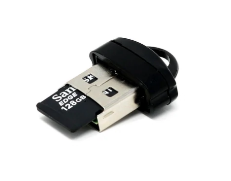 USB 2.0 MicroSD kortleser (MicroSD til USB)