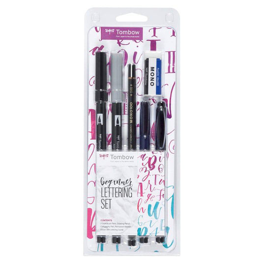 Tombow Skrivesett med 6 deler penner og tusjer