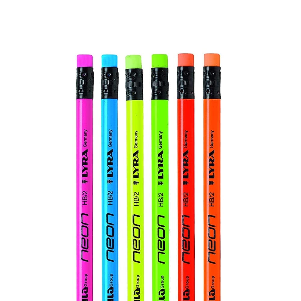 Lyra Blyant HB med visk ‑ Neon Blå